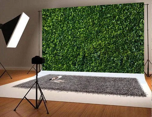Vista 6 de Art Studio Fondos de fotografía de hojas verdes, primavera, naturaleza, safari, decoración de fiesta, al aire libre, recién nacido, baby shower