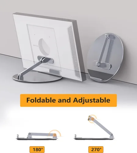 Vista 4 de Soporte compatible con Echo Show 15/21, base giratoria de 360°