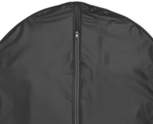 Vista 3 de Brabantia Paquete de 3 bolsas protectoras de ropa colgantes L, M, XL (negro) para almacenamiento de ropa, se adapta a trajes, camisas, abrigos
