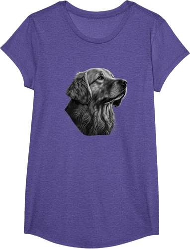 Vista 65 de Camiseta divertida Golden Retriever, Negro