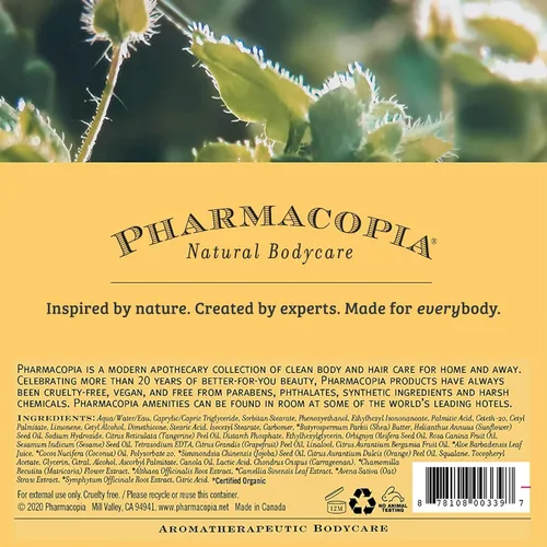 Vista 9 de Pharmacopia Loción corporal cítrica – Hidratante natural hidratante con beneficios de aromaterapia – Cuidado de la piel vegano sin crueldad animal