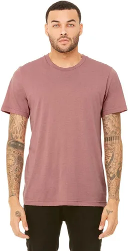 Vista 155 de Bella Canvas 3413c para hombre (1) Triblend verde + (1) Triblend rojo