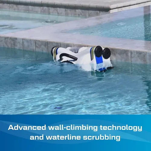 Vista 5 de POOL BLASTER CX-1 - Limpiador robótico inalámbrico para piscinas, aspiradora automática para piscinas enterradas y sobre el suelo, aspiradora