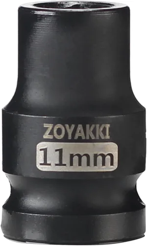 Vista 50 de Juego de llaves de impacto de 6 puntas de 1/2 pulgada - 1-1/2" (SAE), CR-MO, llave de eje de 1/2 pulgada de 6 puntas para fácil remoción de tuercas
