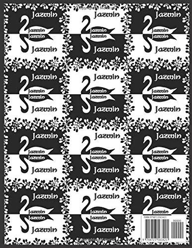 Vista 2 de JAZMIN Beautiful Jazmin Present - Perfect Personalized Jazmin Gift (Jazmin Notebook Jazmin Journal)