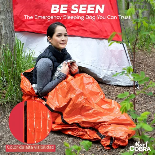 Vista 6 de Saco de dormir de emergencia Mylar Bivy Sack Equipo de supervivencia