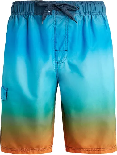 Vista 8 de Kanu Surf Traje de baño de playa con protección UPF 50+ de secado rápido para niños Dominica Verde