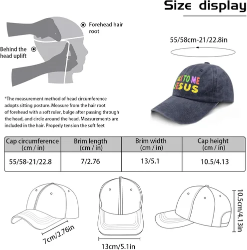 Vista 3 de ruio Jesus Hats for Men Baseball Cap Baseball Hat Women Talks to me Jesu Baseball Hat