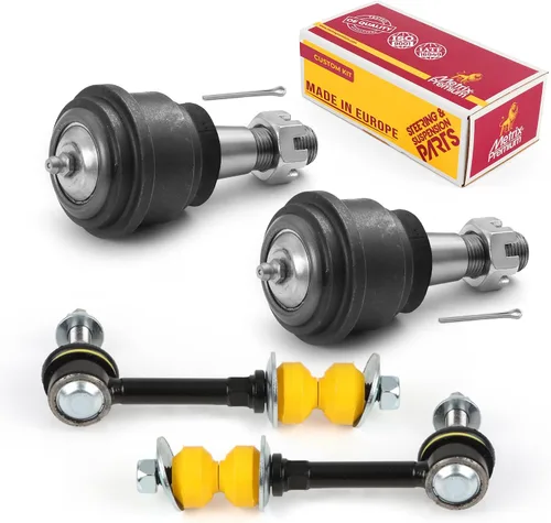 Vista 283 de Metrix Premium Chassis Parts - Juego de 4 piezas de articulación de rótula superior y barra estabilizadora delantera para Ford Ranger RWD 1998-2011
