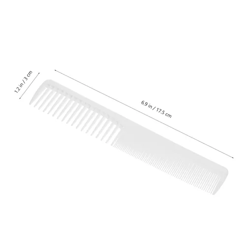 Vista 7 de SOLUSTRE Peine de dientes finos y dientes anchos, peine profesional para corte de pelo, peine de corte de peluquería especial antiestático peine