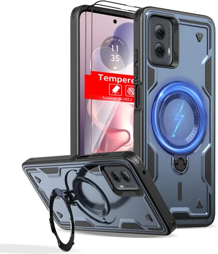Vista 141 de Funda magnética para Google Pixel 9A compatible con cargador inalámbrico MagSafe, para Pixel 9A, funda de teléfono integrada de 360 °, con 2