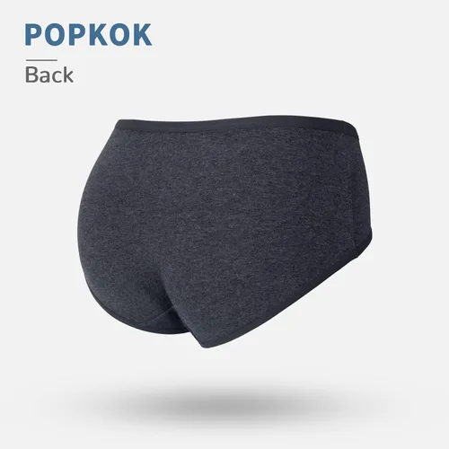 Vista 3 de POPKOK Bragas de algodón para niñas adolescentes, paquete de 6