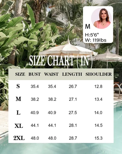Vista 5 de WIHOLL Camisetas sin mangas plisadas de verano para mujer, ajuste holgado, cuello en V, sin mangas, fluidas