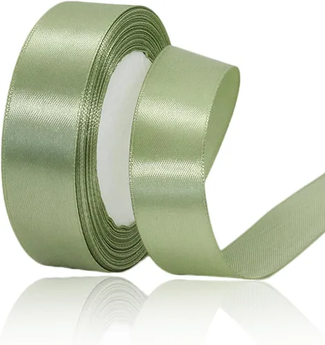 Vista 37 de Cinta de Satén Beige de Color Sólido, 1-1/2 Pulgadas x 25 Yardas, Cinta de Satén de Tela para Envolver Regalos, Manualidades, Hacer Lazos