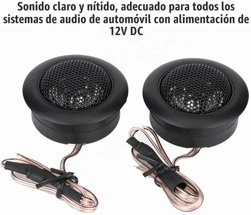 Vista 9 de Altavoz para coche, 12 V, 120 W, mini altavoz de tweeter súper potencia, altavoces de tweeter de 2 pulgadas, micro cúpula de bocina, 1 par
