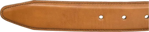 Vista 3 de Allen Edmonds Cinturón de vestir básico ancho para hombre, plateado