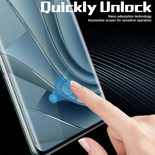 Vista 2 de Orzero Paquete de 3 protectores de pantalla de TPU compatibles con OnePlus 10 Pro 5G (no vidrio), protector de pantalla de alta calidad, alta