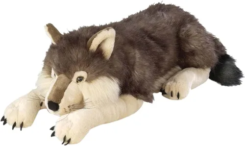Vista 9 de Wild Republic - Peluche de lobo jumbo, animal gigante de peluche, juguete de peluche, regalos para niños, 30 pulgadas