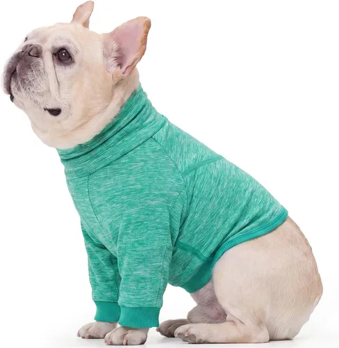 Vista 15 de ROZKITCH Camisa de manga larga para perro para dejar de lamer, manga de recuperación de cirugía para perros pequeños, algodón suave acolchado