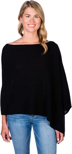 Vista 5 de CLAUDIA NICHOLE by Alashan Poncho estilo vestido, 100% cachemira