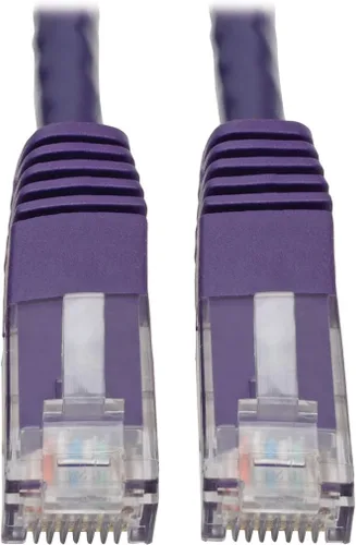 Vista 7 de Tripp Lite Cable de conexión moldeado Gigabit Cat6 Cat5e RJ45 M/M 550MHz Gris