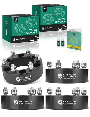 Vista 12 de YHTAUTO Espaciadores de rueda de 6x5.5 pulgadas de 1 pulgada compatibles con modelos INFINITI, Nissan, QX4, QX56, Frontier, Armada, Pathfinder