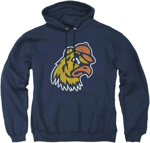 Vista 159 de Distressed College Primary Logo Adult Pullover Hoodie Collection 1 Universidad Estatal de Albany