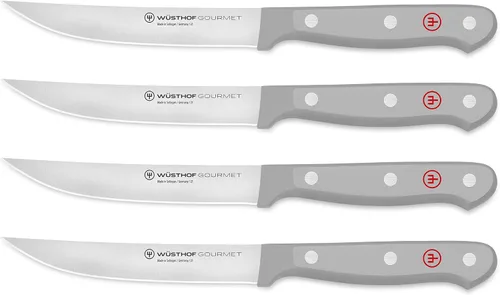 Vista 6 de Wüsthof Juego de cuchillos gourmet para carne de 4 piezas Negro