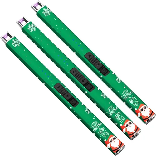 Vista 8 de SUPRUS Encendedor eléctrico de arco resistente al viento, sin llama, recargable por USB, con bloqueo de seguridad para velas, barbacoa, camping