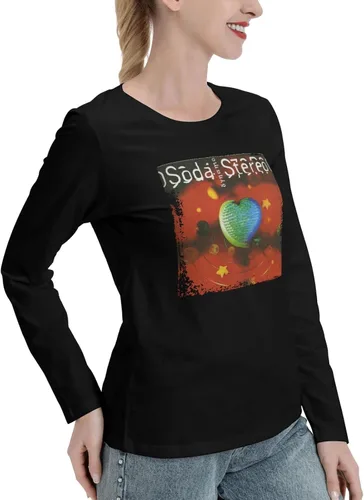 Vista 2 de Soda Stereo Dynamo Long Sleeve Women's Casual Loose Round Neckline Pullover