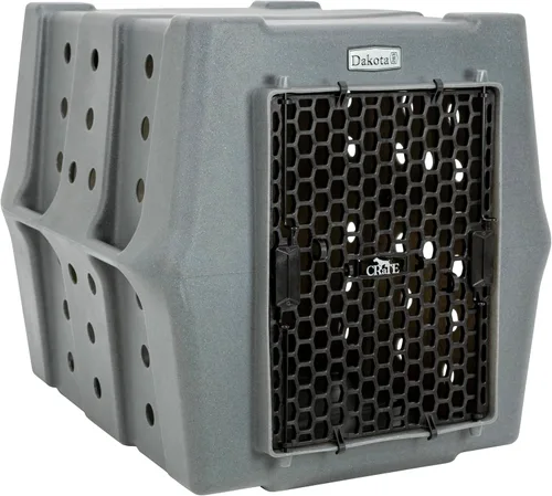 Vista 11 de Dakota 283 Crate - Cajón canino resistente y duradero, perrera económica (oliva, grande)