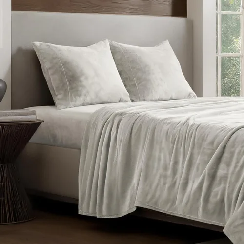 Vista 12 de Bare Home Juego de sábanas de microfelpa de forro polar, tamaño individual, terciopelo ultrasuave, acogedor y cálido, comodidad de felpa para todas