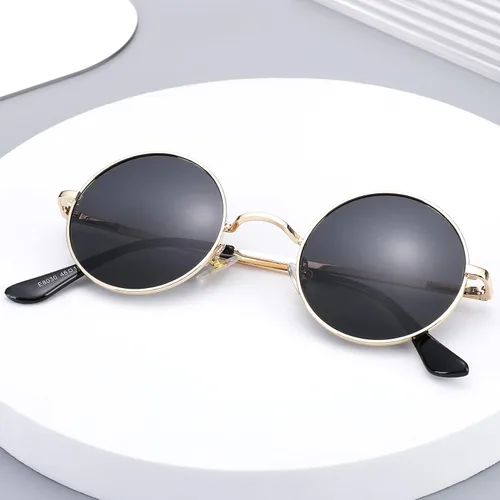 Vista 6 de Pro Acme - Gafas de sol polarizadas redondas para hombre y mujer, estilo John Lennon