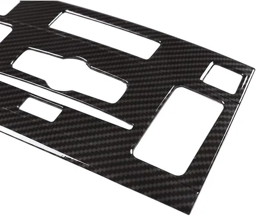 Vista 5 de YIWANG - Pomo de plástico ABS para coche para Mercedes Benz GLK Clase X204 2010-2012, Fibra de carbono