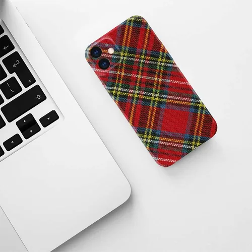 Vista 6 de DAIZAG Funda compatible con iPhone 11, 3D, suave, duradera, protección contra caídas, diseño de tartán de Navidad