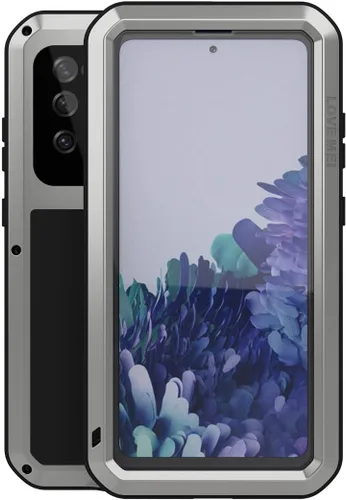 Vista 9 de LOVE MEI Funda militar resistente para Samsung Galaxy S20 FE 5G, con protector de pantalla de vidrio templado, a prueba de golpes, a prueba