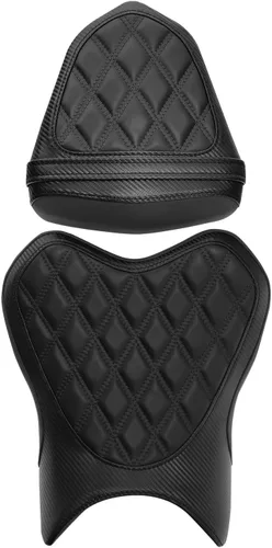 Vista 4 de Cojín de asiento del pasajero para Yamaha YZF R6 YZF-R6 2006-2007 (01#negro)