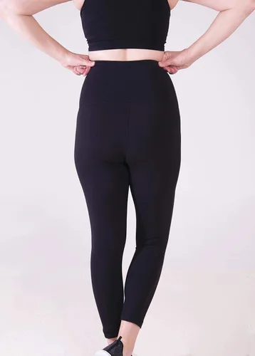 Vista 4 de Ingrid & Isabel Active Postparto Legging wCompresión para Recuperación Negro