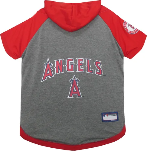 Vista 19 de Sudadera con capucha MLB para perros y gatos - Camiseta con capucha para perros Philadelphia Phillies, extra pequeña. - Sudadera con capucha