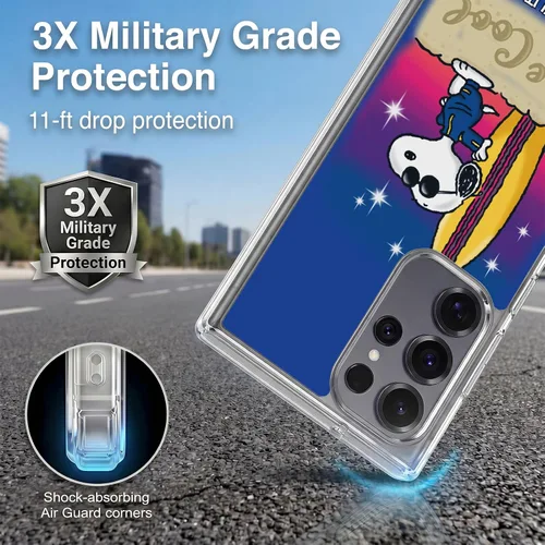 Vista 411 de Head Case Designs Officially Licensed Peanuts Beach Surf Snoopy Boardwalk Airbrush Gel Case [Military Grade Protection] Compatible with Google Pixel