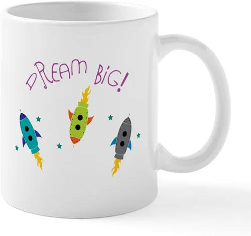 Vista 61 de CafePress Living The Dream Mugs Taza de café de cerámica de 11 oz (11.0 fl oz)