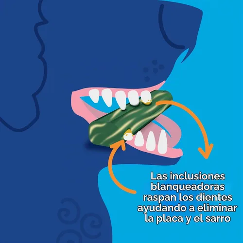Vista 5 de Vetality Masticables de cuidado dental diario sin cepillo para perros Limpia los dientes y refresca el aliento 30 unidades El complejo