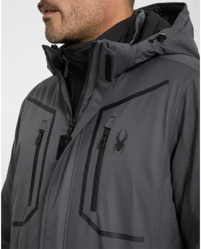 Vista 6 de Spyder Chaqueta con sistema de esquí de nieve 3 en 1 para hombre