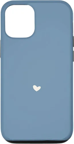 Vista 26 de Misty Blue - Hand Drawn Heart Chic Boho Aesthetic Case for iPhone 16