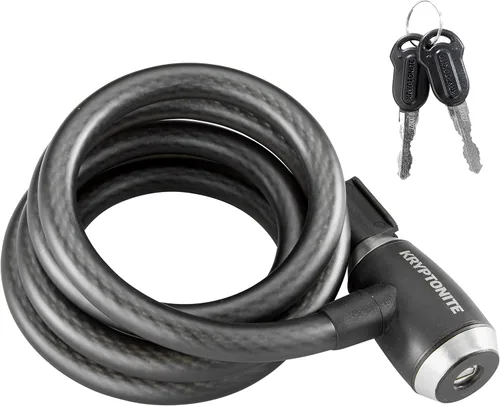 Vista 7 de Kryptonite KryptoFlex - Cable de bloqueo de bicicleta, 2 pies/6 pies de largo, 0.591 in de grosor, cable de acero trenzado resistente, bloqueo