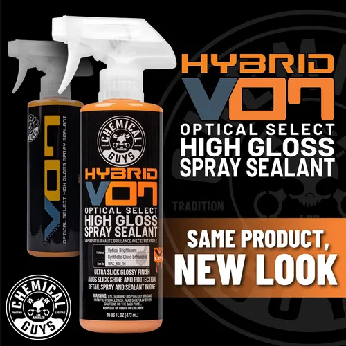 Vista 10 de Sellante y detallador óptico de alto brillo Chemical Guys WAC_808 Hybrid V7, 1 galón