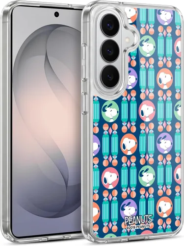 Vista 275 de Head Case Designs Snoopy Deco Dreams - Funda de gel con licencia oficial de Peanuts Blue Pattern [protección de grado militar] compatible con Google