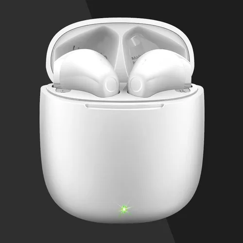 Vista 3 de yobola Auriculares inalámbricos, auriculares Bluetooth, graves profundos y ligeros, mini auriculares inalámbricos para correr/fitness, 25 horas