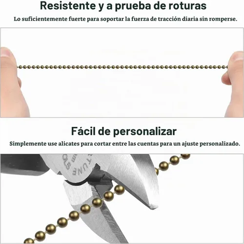 Vista 6 de SmoTecQ Extensor de cadena para ventilador de techo con bombilla decorativa de vidrio esmerilado y cable de ventilador, se adapta a todos