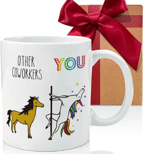 Vista 5 de Divertida taza de unicornio para tía, regalo inspirador de agradecimiento de sobrina sobrino, cumpleaños para nuevas tías y tías